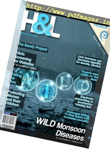 Health and Lifestyle – August 2016 Cover