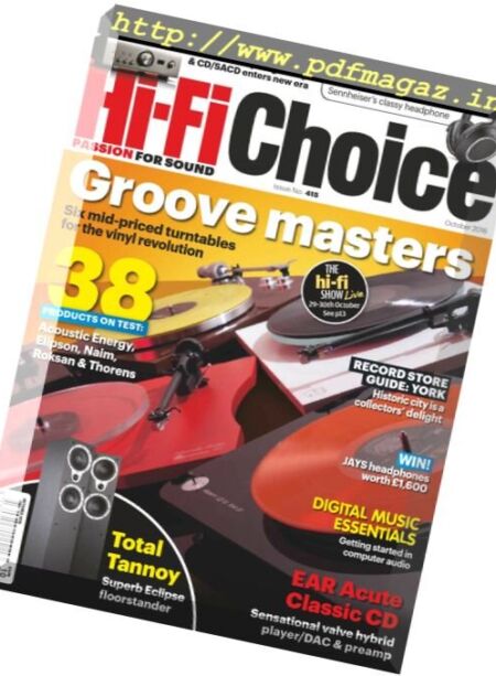 Hi-Fi Choice – October 2016 Cover