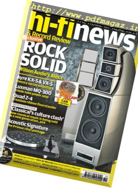 Hi-Fi News – November 2016 Cover