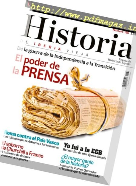 Historia de Iberia Vieja – Octubre 2016 Cover