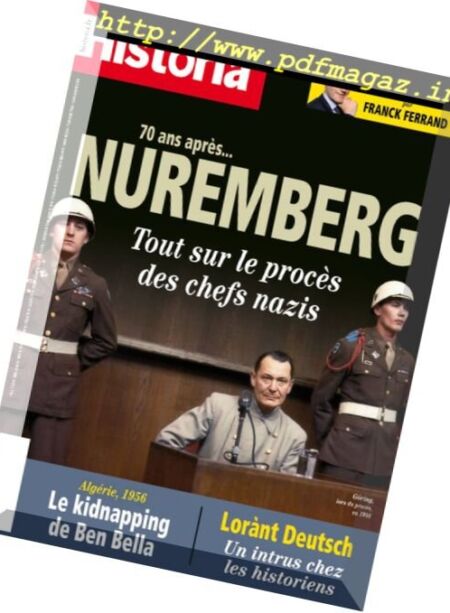 Historia – Octobre 2016 Cover