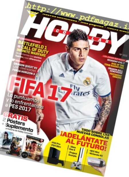 Hobby Consolas – Issue 303, 2016 Cover