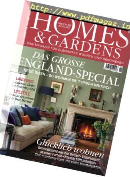 Homes & Gardens Germany – September-Oktober 2016