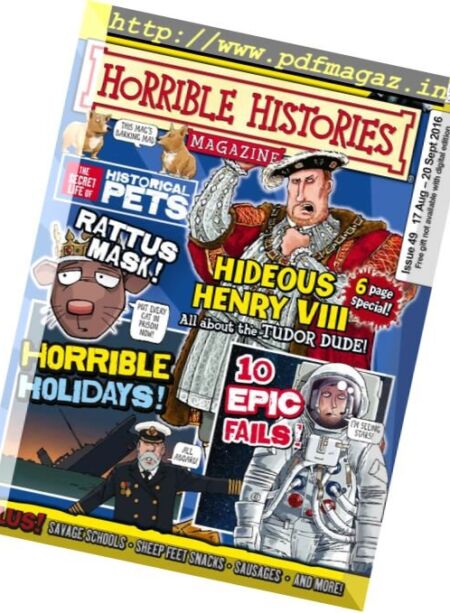 Horrible Histories – Issue 49, 17 August 2016 Cover