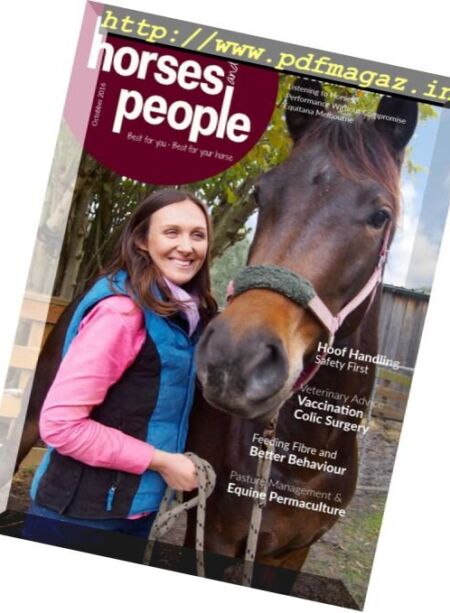 Horses and People – October 2016 Cover