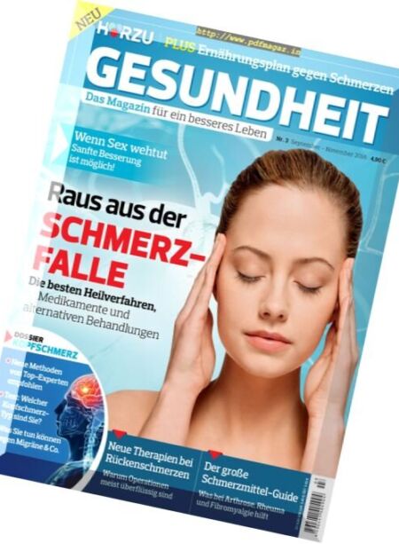 Horzu Gesundheit – September – November 2016 Cover