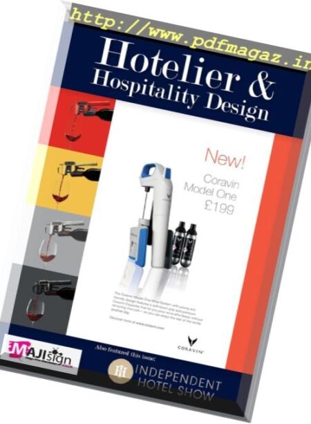 Hotelier & Hospitality Design – October 2016 Cover