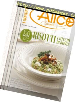 I Quaderni di Alice Cucina – N 33, 2016