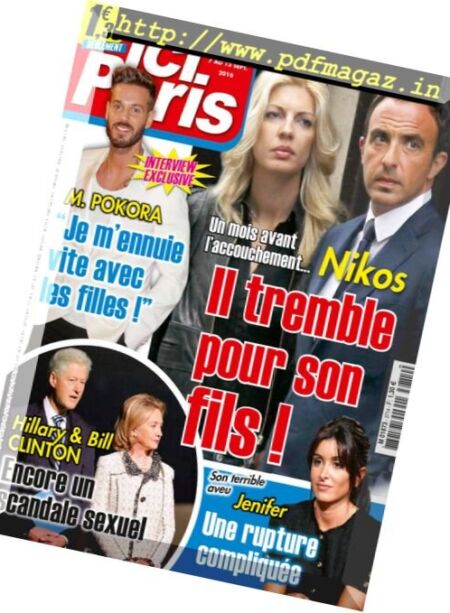 Ici Paris – 7 au 13 Septembre 2016 Cover