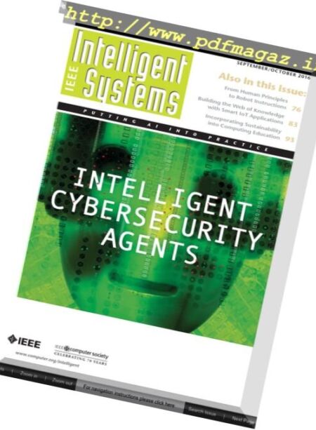 IEEE Intelligent Systems – September-October 2016 Cover
