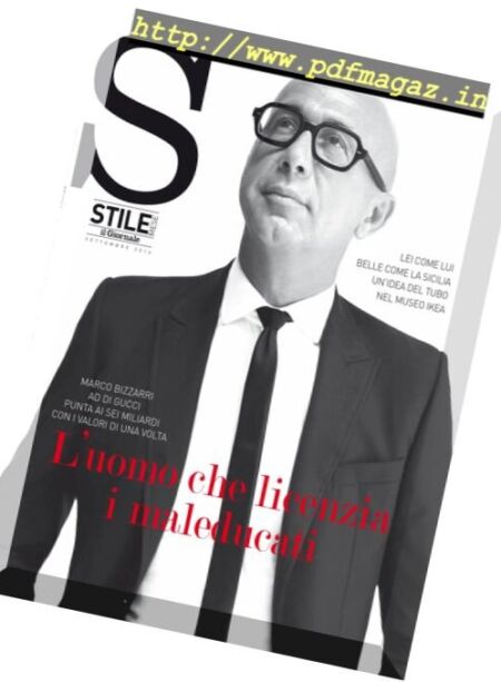 il Giornale Style – Settembre 2016 Cover