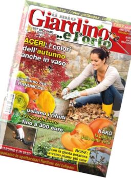 Il Mio Giardino – Ottobre 2016