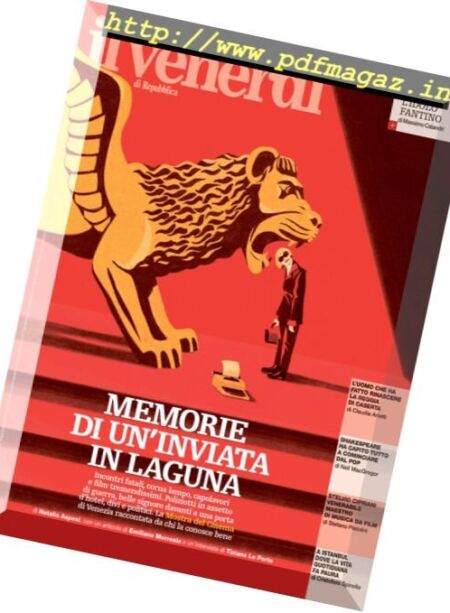 Il Venerdi di Repubblica – 19 Agosto 2016 Cover