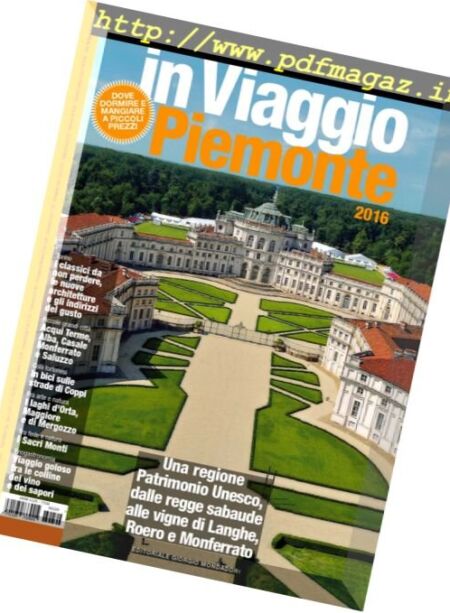 in Viaggio – Ottobre 2016 Cover