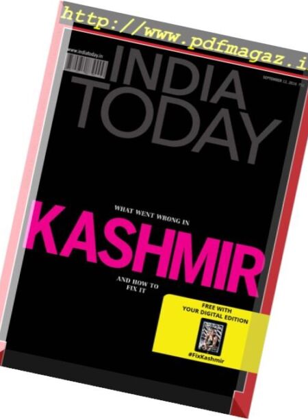 India Today – 12 September 2016 Cover