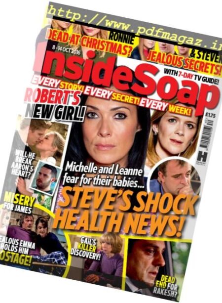 Inside Soap UK – 8 October 2016 Cover