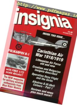 Insignia Magazine – N 1, November 1995