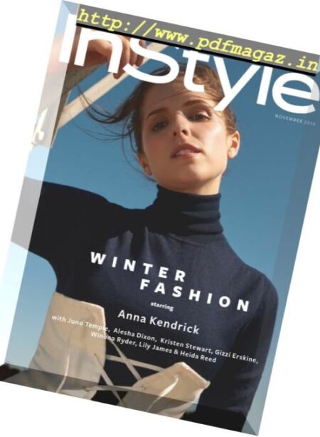 Instyle UK – November 2016 Cover