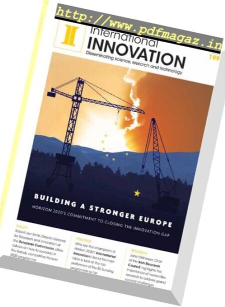 International Innovation – Issue 199, 2016 Cover