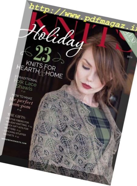 Interweave Knits – Holiday Gifts 2016 Cover
