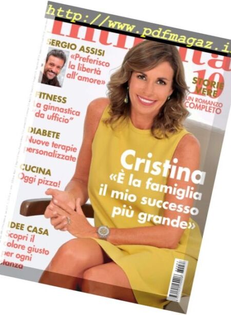 Intimita – 21 Settembre 2016 Cover