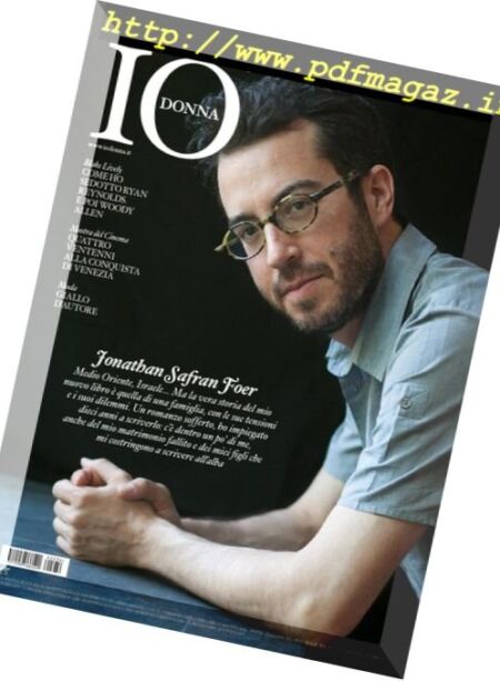 Io Donna del Corriere della Sera – 27 Agosto 2016 Cover