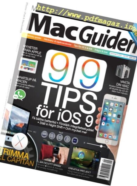 iPhone, iPad & MacGuiden – Nr.5, 2016 Cover