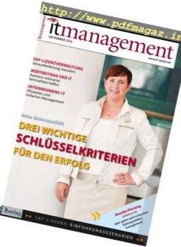 IT Management – September 2016