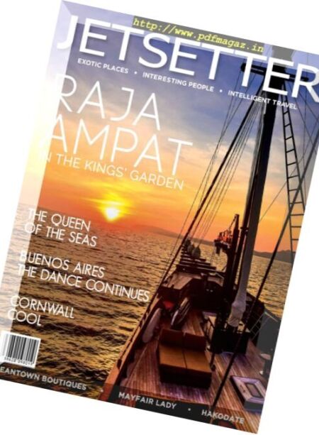 Jetsetter Magazine – Summer 2016 Cover