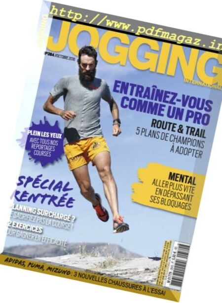 Jogging International – Octobre 2016 Cover