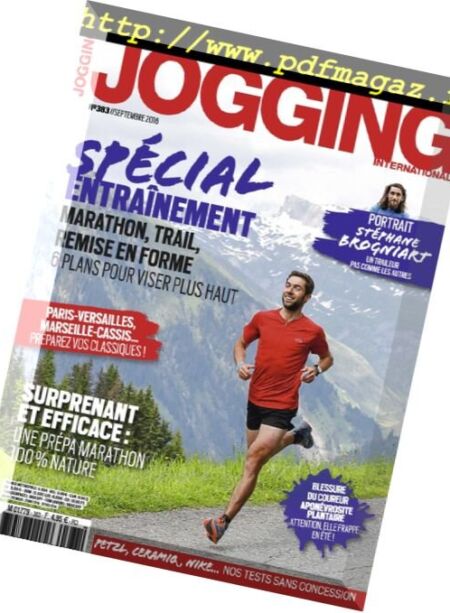 Jogging International – Septembre 2016 Cover