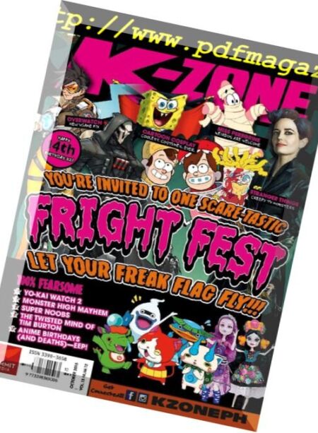K-Zone Philippines – October 2016 Cover