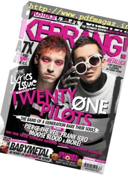 Kerrang! – 1 October 2016 Cover