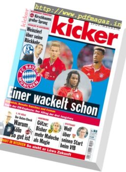 Kicker – 13 Oktober 2016