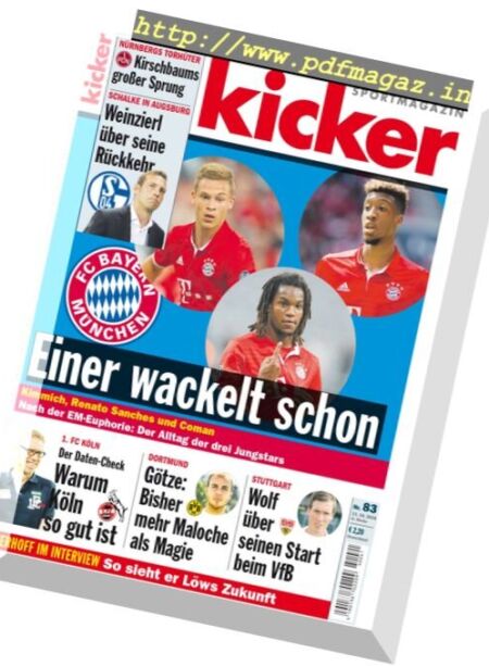 Kicker – 13 Oktober 2016 Cover