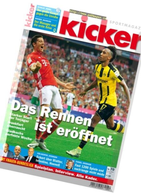 kicker – 29 August 2016 Cover