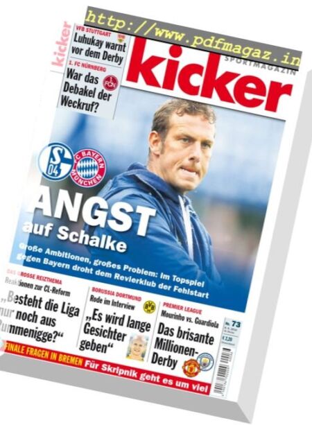 Kicker – 8 September 2016 Cover