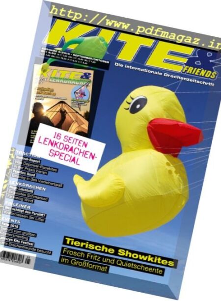 Kite & Friends – September-Oktober 2016 Cover