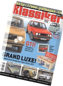 Klassiker – Augusti-September 2016