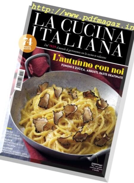 La Cucina Italiana – Ottobre 2016 Cover