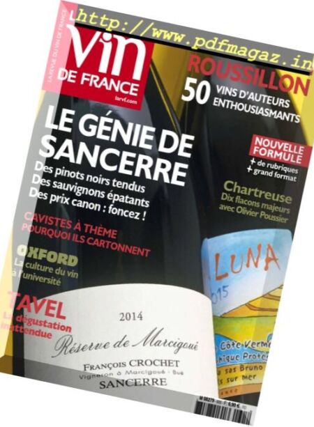 La Revue du Vin de France – Octobre 2016 Cover