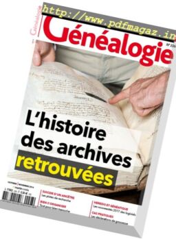 La Revue Francaise de Genealogie – Octobre-Novembre 2016