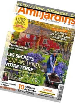 L’Ami des Jardins – Octobre 2016