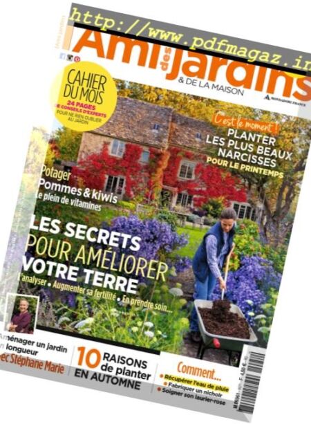 L’Ami des Jardins – Octobre 2016 Cover