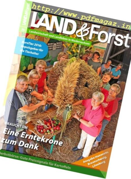 Land & Forst – 29 September 2016 Cover