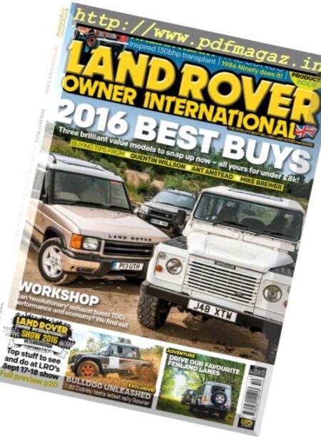 Land Rover Owner – October 2016 Cover