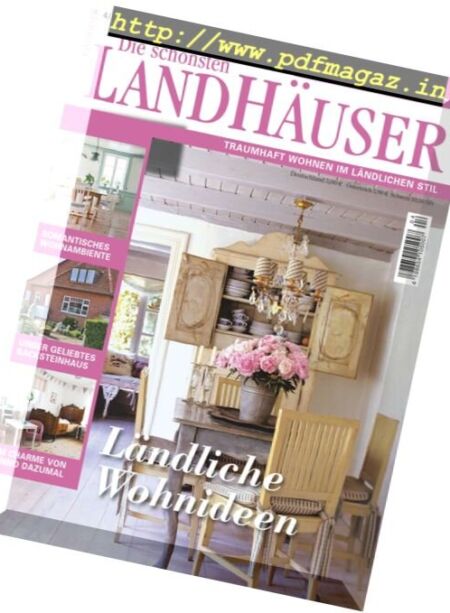 Landleben – Spezial Die schonsten Landhauser – September-November 2016 Cover