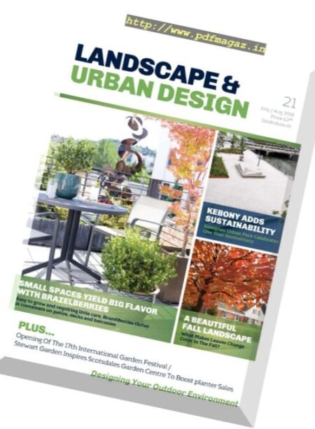 Landscape & Urban Design – Issue 21, September-October 2016 Cover