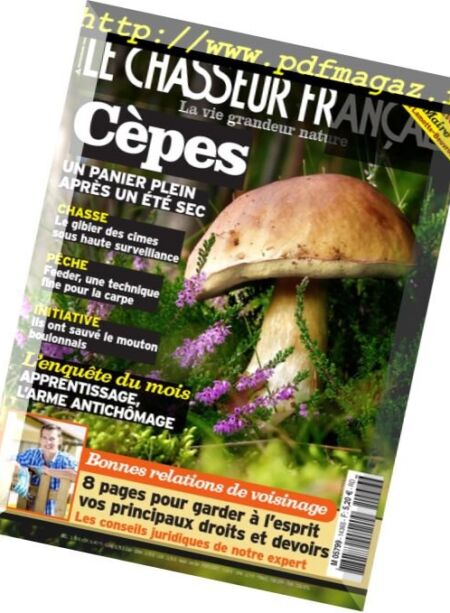 Le Chasseur francais – Octobre 2016 Cover