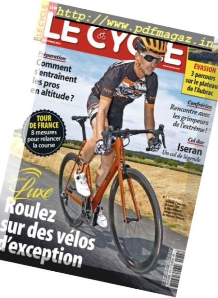 Le Cycle – Septembre 2016 Cover